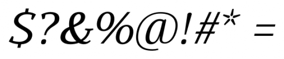 Buozzi Normal Italic Font OTHER CHARS