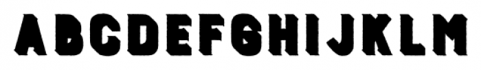 Burford Rustic Extrude One A Font LOWERCASE