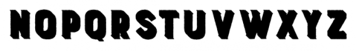 Burford Rustic Extrude One A Font LOWERCASE