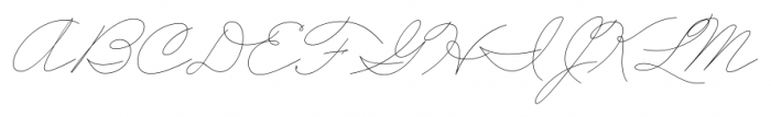 Business Penmanship Regular Font UPPERCASE