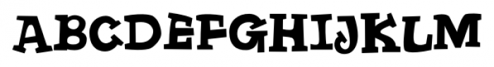 ButterFinger Serif Font UPPERCASE