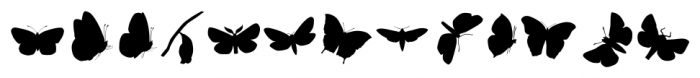 Butterfly Effect Medium Font UPPERCASE