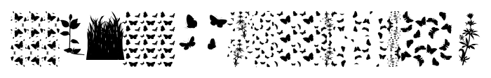 Butterfly Effect Medium Font LOWERCASE