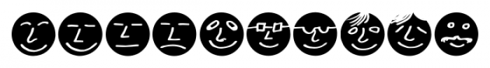 ButtonFaces Bold Font OTHER CHARS