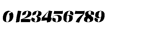 Buaywan Black Italic Font OTHER CHARS