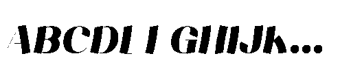 Buaywan Black Italic Font UPPERCASE