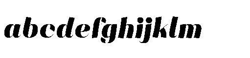Buaywan Black Italic FONT