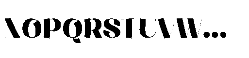 Buaywan Black Font UPPERCASE