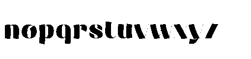 Buaywan Black Font LOWERCASE