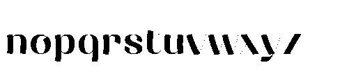 Buaywan Bold Font LOWERCASE