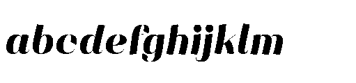 Buaywan Extra Bold Italic FONT
