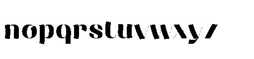 Buaywan Extra Bold Font LOWERCASE