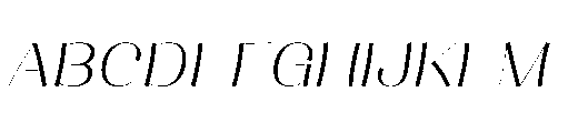 Buaywan Italic Font UPPERCASE
