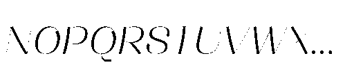 Buaywan Italic Font UPPERCASE