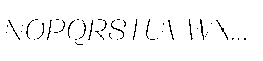 Buaywan Light Italic Font UPPERCASE