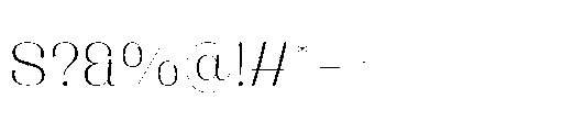 Buaywan Light Font OTHER CHARS
