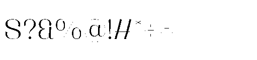 Buaywan Regular Font OTHER CHARS
