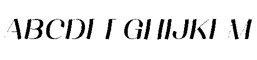 Buaywan Semi Bold Italic Font UPPERCASE
