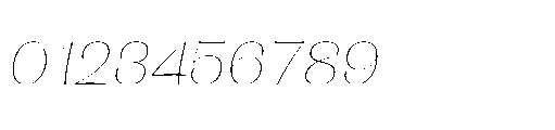 Buaywan Thin Italic Font OTHER CHARS