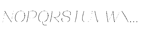 Buaywan Thin Italic Font UPPERCASE
