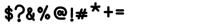 Bubble Be Font OTHER CHARS