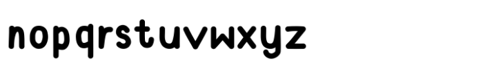 Bubble Be Font LOWERCASE