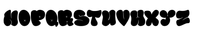 Bubble Block Regular Font LOWERCASE