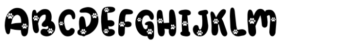 Bubble Cat Font UPPERCASE