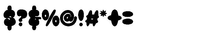 Bubble Foam Font OTHER CHARS