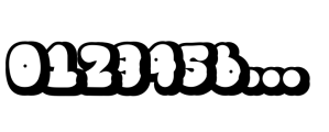 Bubble Guts Shadow Font OTHER CHARS