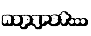 Bubble Guts Shadow Font LOWERCASE