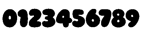 Bubble Hugshy Font OTHER CHARS