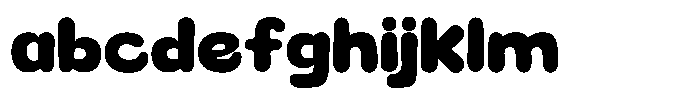Bubble Tirga Regular FONT