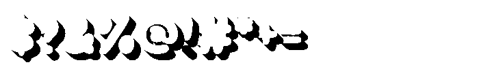 Bubble Wink Extrude Font OTHER CHARS