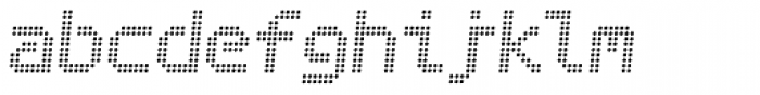 Bubblewrap Light Italic Font LOWERCASE
