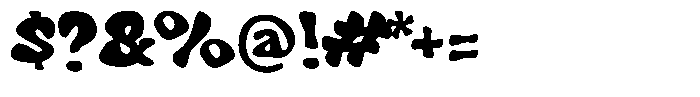 Bubblies Coba Font OTHER CHARS