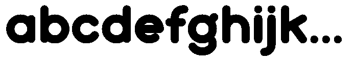 Bubblio Glaze Black FONT