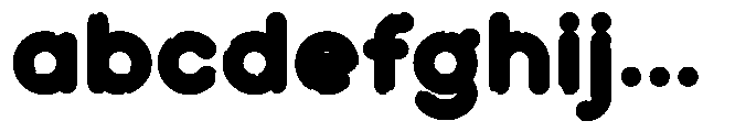 Bubblio Glaze Blue FONT