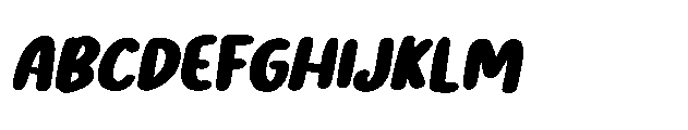 Bubbly Bear Italic FONT