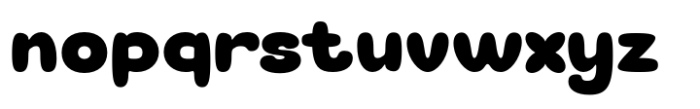 Bubbonic Font LOWERCASE