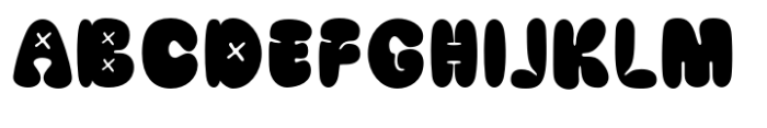 Bublora Font UPPERCASE