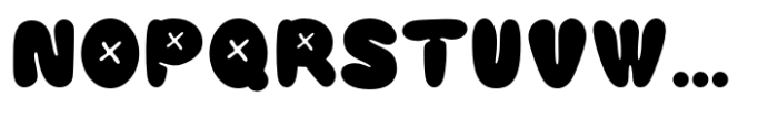 Bublora Font UPPERCASE