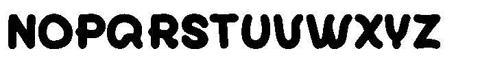 Bubu Regular Font UPPERCASE