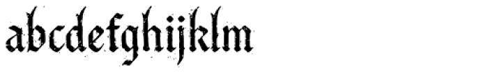 Bucanera Antiqued OT Font LOWERCASE