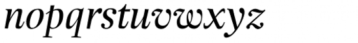 Buccardi Std Italic Font LOWERCASE