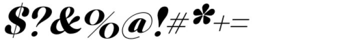 Buche Bold Italic Font OTHER CHARS