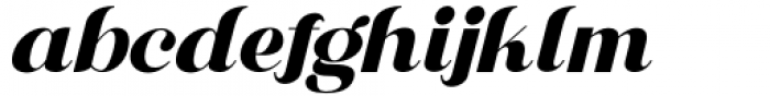 Buche Bold Italic Font LOWERCASE