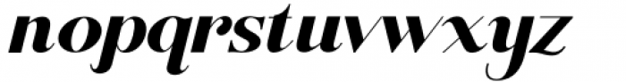 Buche Bold Italic Font LOWERCASE