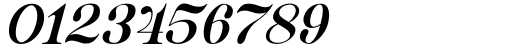 Buche Italic Font OTHER CHARS