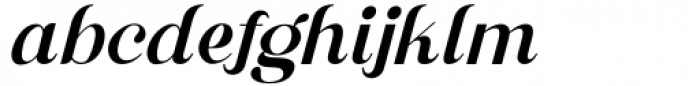Buche Italic Font LOWERCASE
